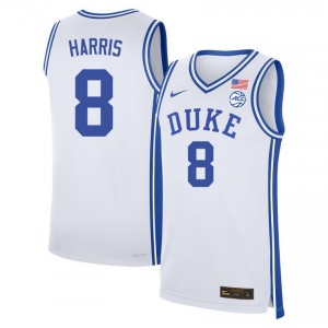 #8 Darren Harris Duke White Men Jerseys 2025-26 College Basketball 266921-357