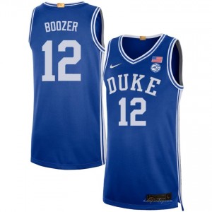 #12 Cameron Boozer Duke Blue Devils Royal Mens Jersey Official College Basketball 384239-763
