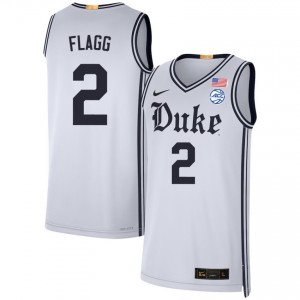 #2 Cooper Flagg Duke Blue Devils Team White Mens Jersey University College Basketball 647353-309