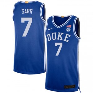 #7 Dame Sarr Blue Devils Royal Mens Jerseys High School College Basketball 774819-425