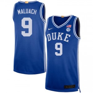#9 Khaman Maluach Duke Blue Devils Royal Men Jerseys Official College Basketball 751328-623
