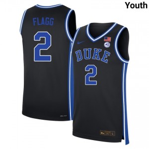 #2 Cooper Flagg Duke Black Youth Jersey NCAA College Basketball 624360-785