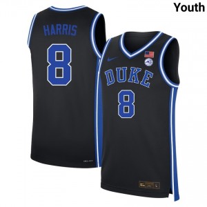 #8 Darren Harris Duke Blue Devils Black Youth Jerseys Game College Basketball 359710-719